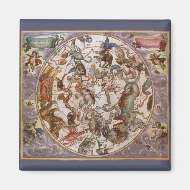Íman Astronomia Clássica, Constelações do Céu Austral (Frente)
