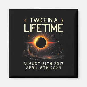 Íman Astronomia Solar Eclipse Duas Vezes Na Vida 2024 S