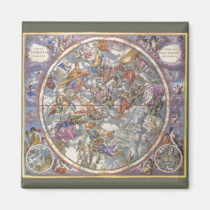 Íman Astronomia Vintage, Mapa de Constelações Cristã