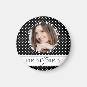 Íman Astucioso na lembrança da foto de 50 bolinhas