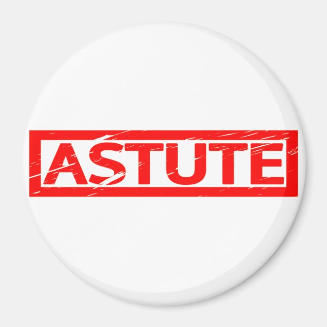 Íman Astute Stamp (Frente)