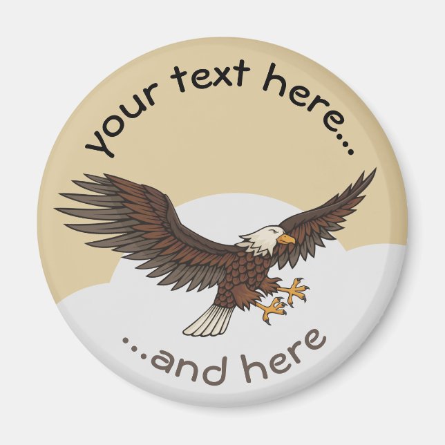 Íman Atacando Águia (Frente)