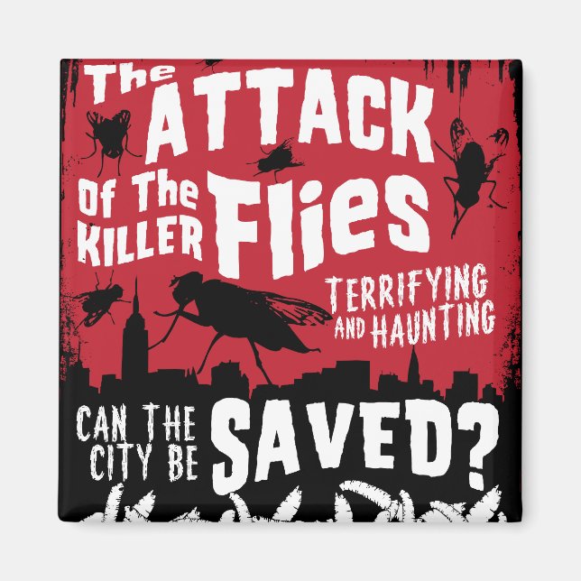 Íman Ataque de moscas! (Frente)