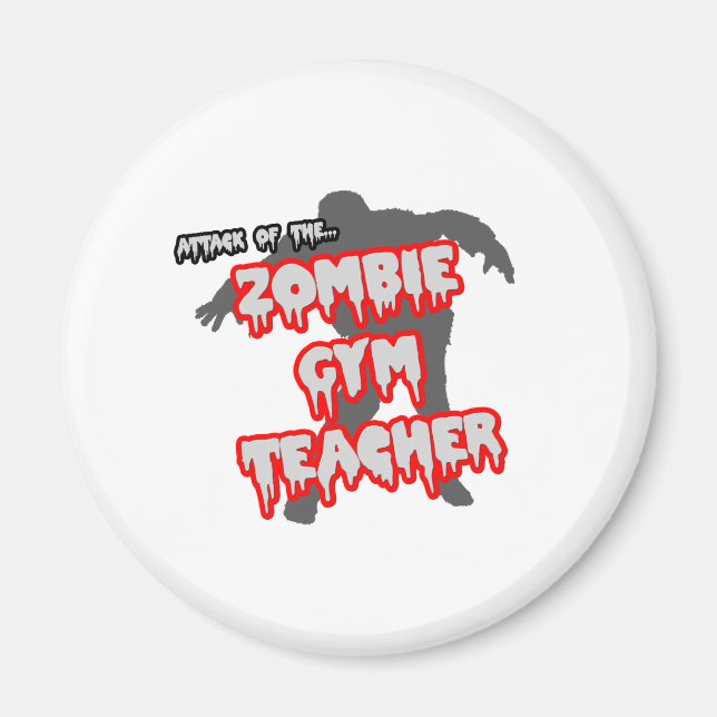 Íman Ataque do professor de ginástica Zombie (Frente)