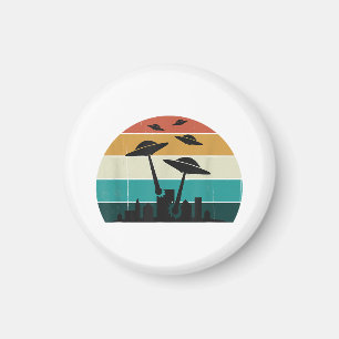 Íman Ataque OVNI Retroativo Sunset - Legal Molho Voador