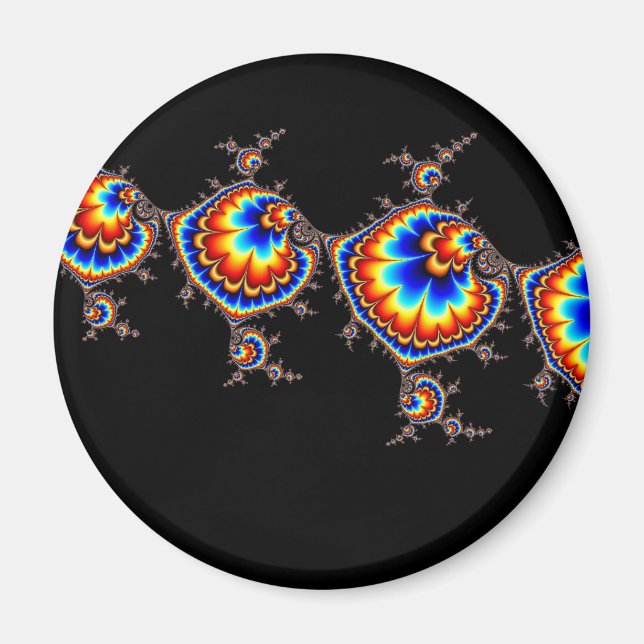 Íman Ataque Ufo - Arte Fractal (Frente)