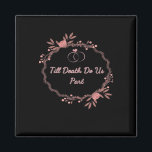 Íman Até a morte nos fazer parte - Casamento horrível<br><div class="desc">Até que a morte nos faça parte - Casamento fantasmagórico - uma design com amantes fantasmagóricos no matrimônio eterno. Romântico,  estranho e na moda. Perfeito para casamentos de Halloween.</div>