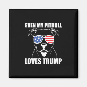 Íman Até meu pitbull ama Trump