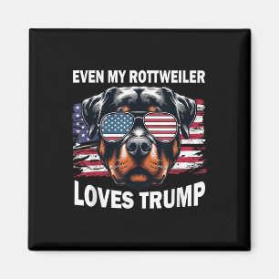 Íman Até Meu Rottweiler Adora Trump, Trump Supporter Do