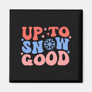 Íman Até neve diversão boa Design de Inverno