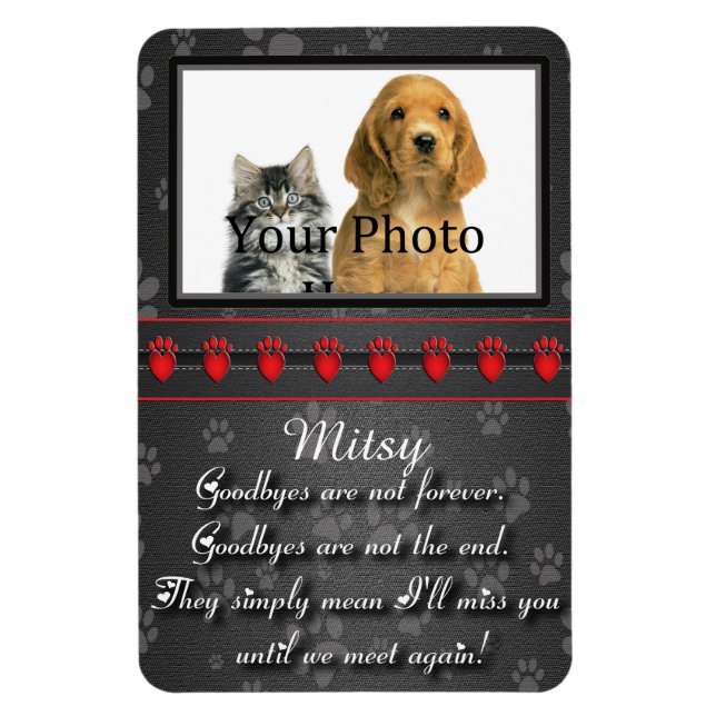 Íman Até nos encontrarmos novamente Memorial para Gato  (Vertical)