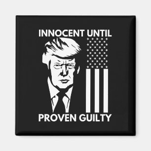 Íman Até Proven Guilty Trump Mugshot 2024 Bandeira Dos