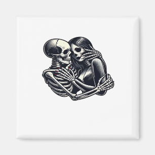 Íman Até que a Morte Nos Separe - Arte de Casal de Esqu