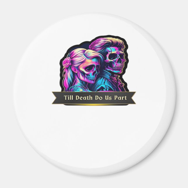 Íman Até que a Morte nos Separe Clássico – Votos Gótico (Frente)