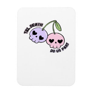 Íman Até que a Morte Nos Separe - Desenho Fofo de Cavei