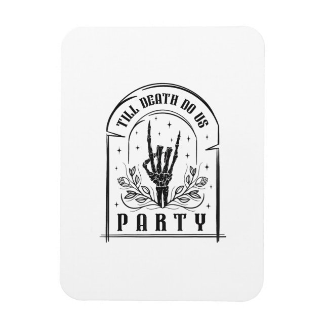 Íman Até que a Morte nos Separe Design de Despedida de  (Vertical)