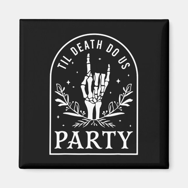 Íman Até que a Morte nos Separe Festa Retro de Hallowee (Frente)