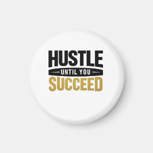 Íman Até Você Succeed – Design de Motivação Minimalista