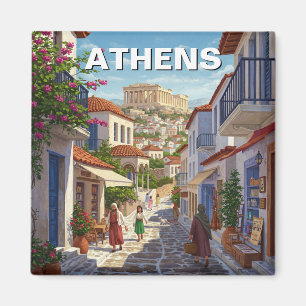 Íman Atenas Grécia Plaka Viagem