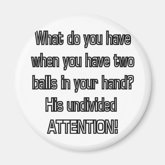 Íman atenção (Frente)