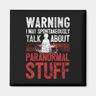 Íman Atenção à caça ao fantasma Investigador Paranormal