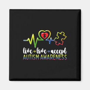 Íman Atenção ao Amor ao Vivo Aceita Autismo