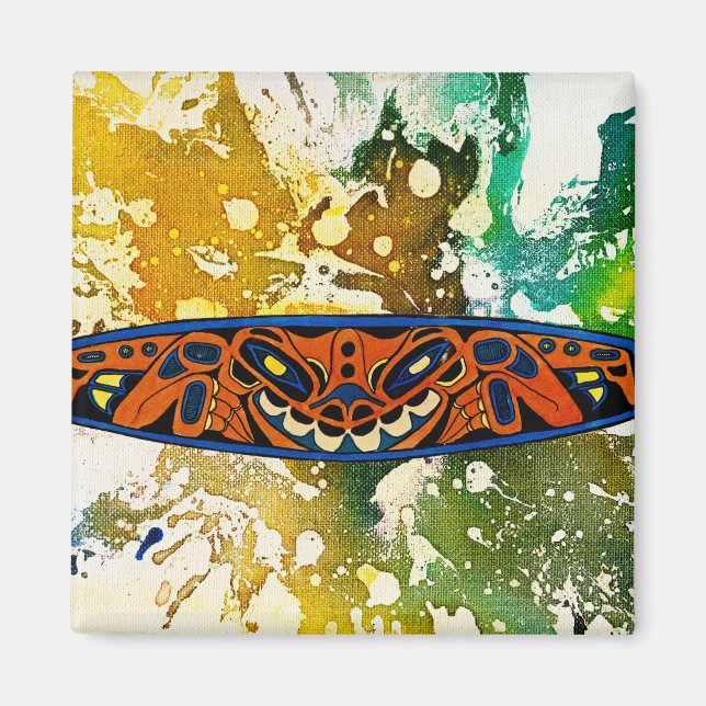 Íman Athabascan Totem por Michael Moffa (Frente)