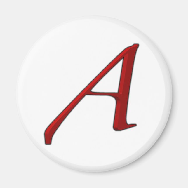 Íman Atheist A Imã de geladeira (Frente)