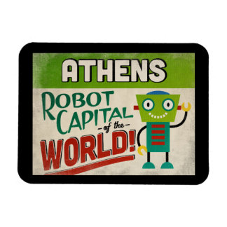 Íman Athens Georgia Robot - Funny Vintage