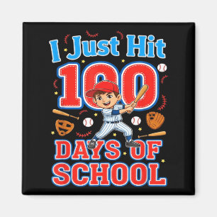 Íman Atingi 100 dias de beisebol escolar 100º dia menin
