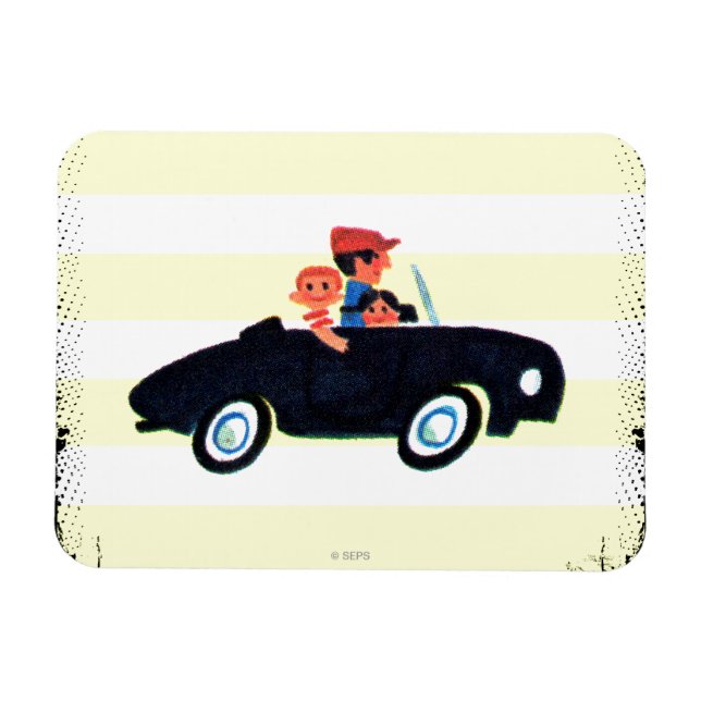 Íman Atingindo a estrada 3 aberta (Horizontal)