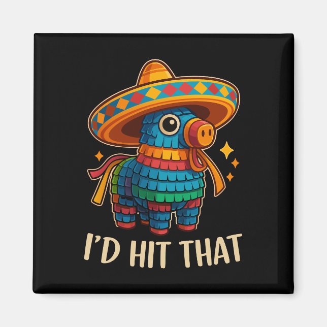 Íman Atingir Que Pinata Cinco De Mayo (Frente)