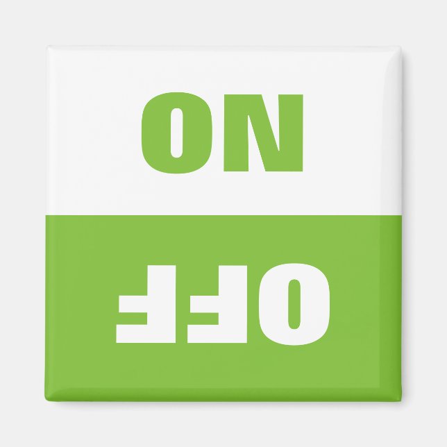 Íman Ativa da máquina de lavar louça em uso - sinal de  (Frente)