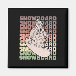 Íman Atividade Competitiva do Snowboard Skiing Snowboar