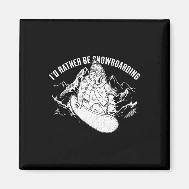 Íman Atividade Competitiva do Snowboard Skiing Snowboar (Frente)