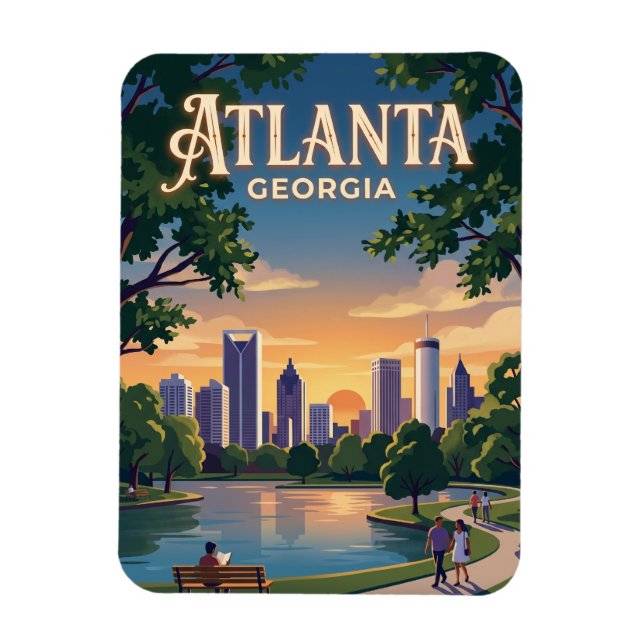Íman Atlanta Geórgia (Vertical)