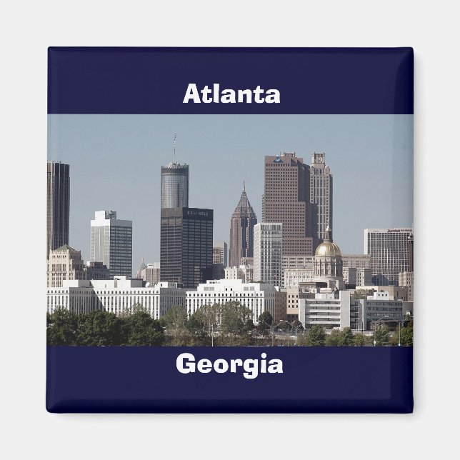 Íman atlanta georgia cityscape (Frente)