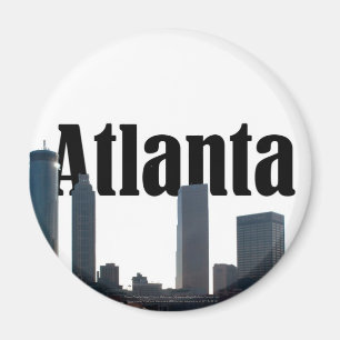 Íman Atlanta Georgia Skyline com Atlanta no céu