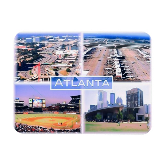 Íman Atlanta - Mosaico - Eua - (Horizontal)