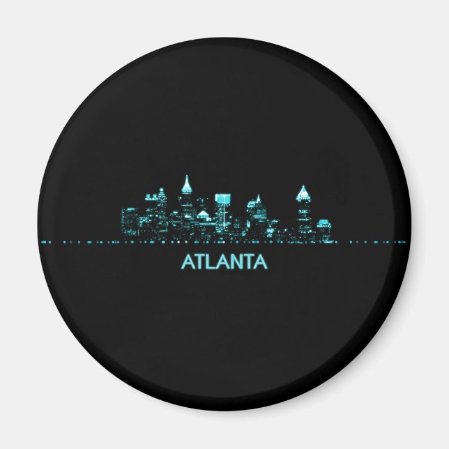 Íman Atlanta Skyline (Frente)