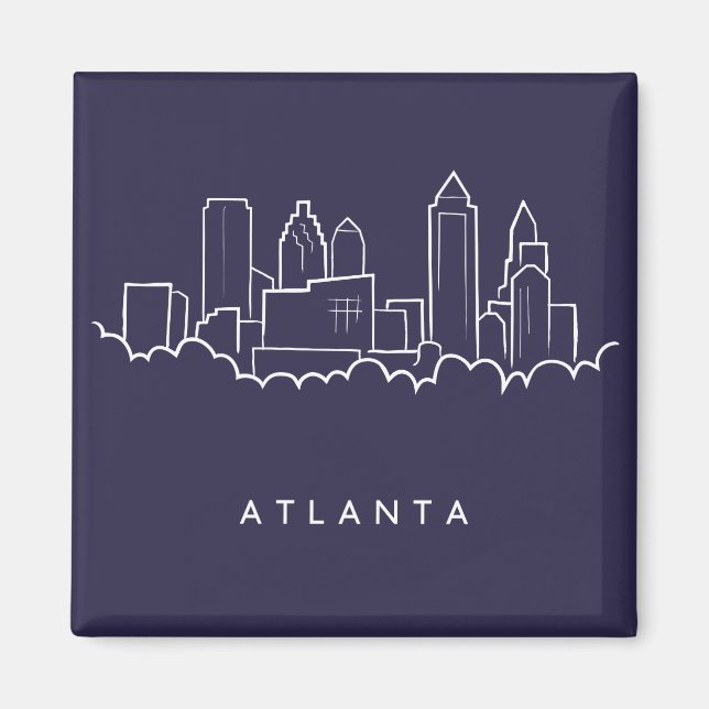 Íman Atlanta Skyline (Frente)