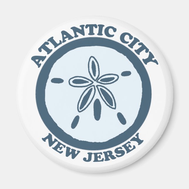 Íman Atlantic City. (Frente)