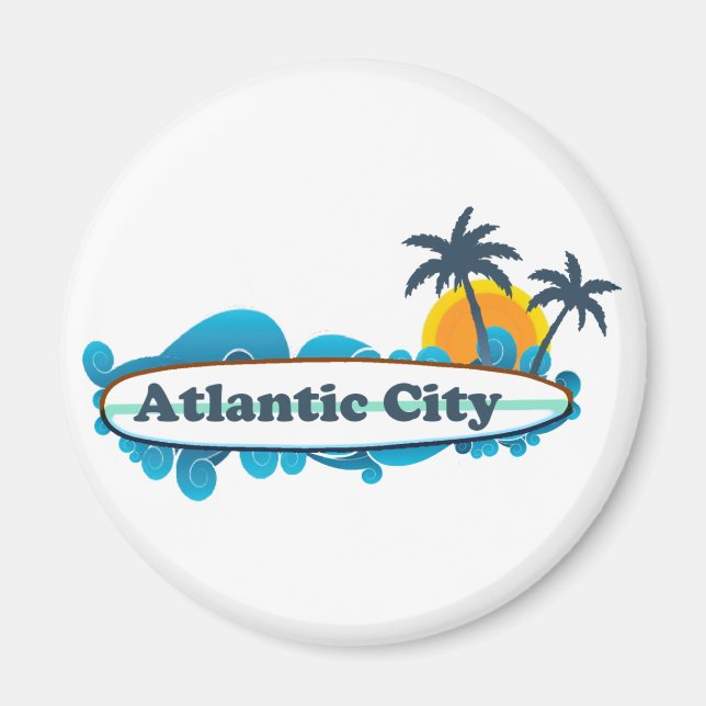 Íman Atlantic City. (Frente)