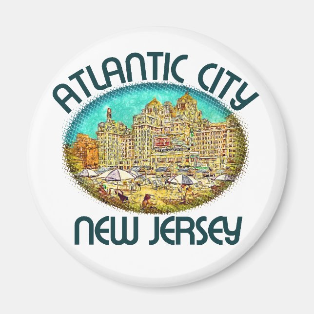 Íman Atlantic City, Nova Jersey (Frente)