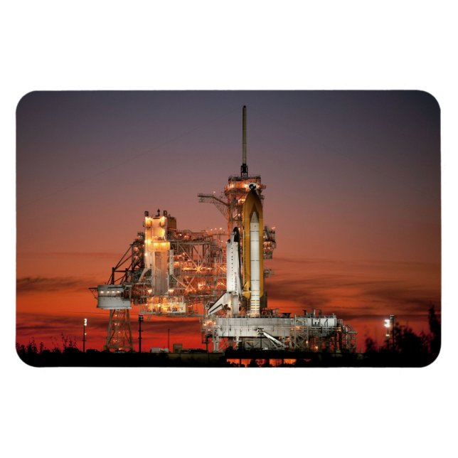 Íman Atlântida, nave espacial Red Shuttle, em lançament (Horizontal)