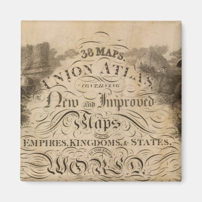 Íman Atlas da União da Página de Título (Frente)