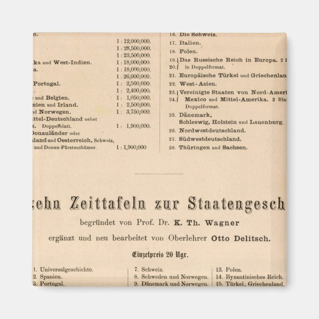 Íman Atlas de cinza (Frente)