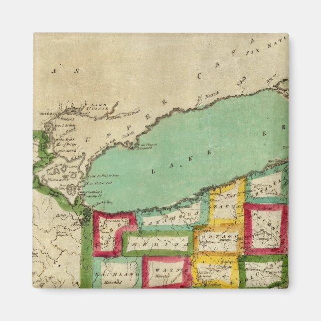 Íman Atlas de Ohio (Frente)