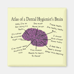 Íman Atlas de um cérebro de higienista dental