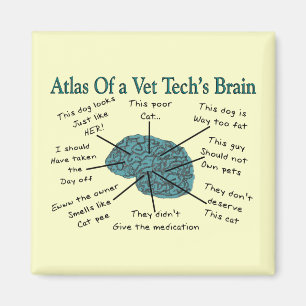 Íman Atlas do cérebro de uma tecnologia do veterinári